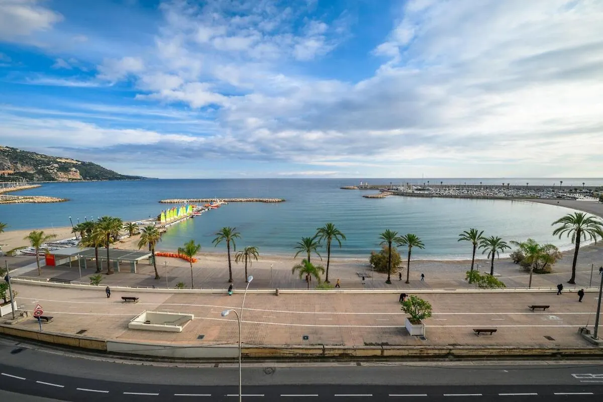 L'Etoile De Mer - Vue Exceptionnelle - Centre Ville Menton Appartement